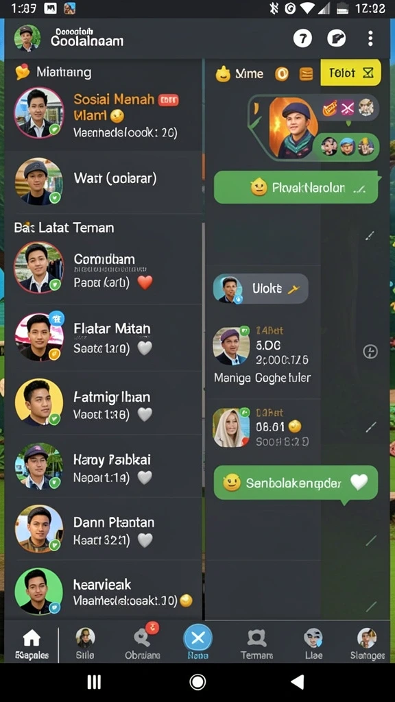 Tema permainan yang beragam dan menarik.