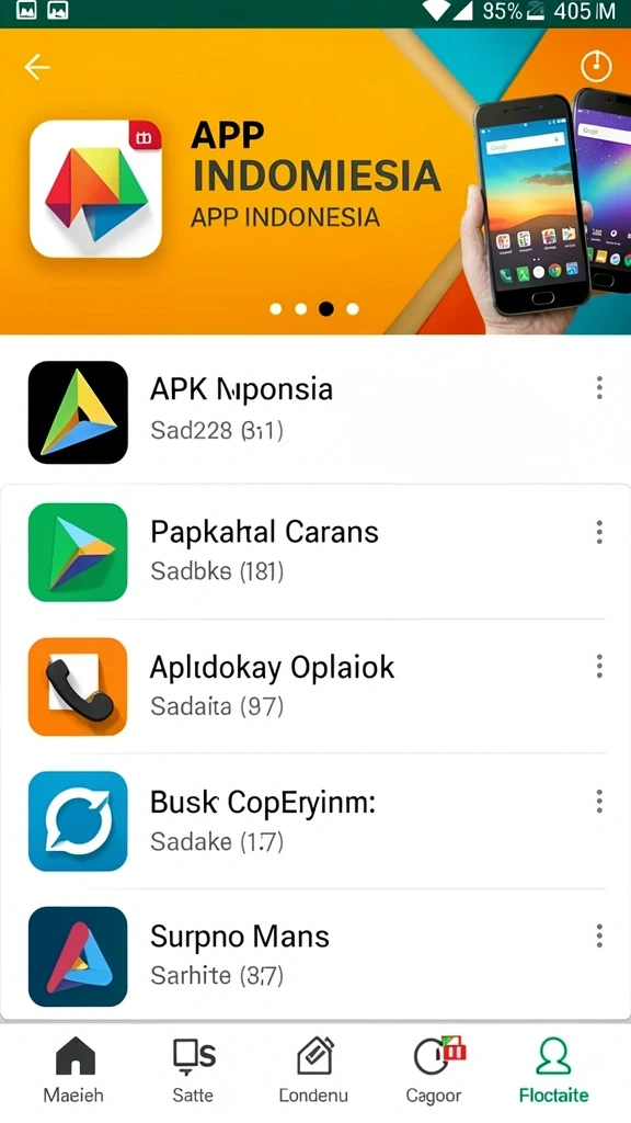 Screenshot menunjukkan tampilan awal aplikasi 62HOT yang menarik.