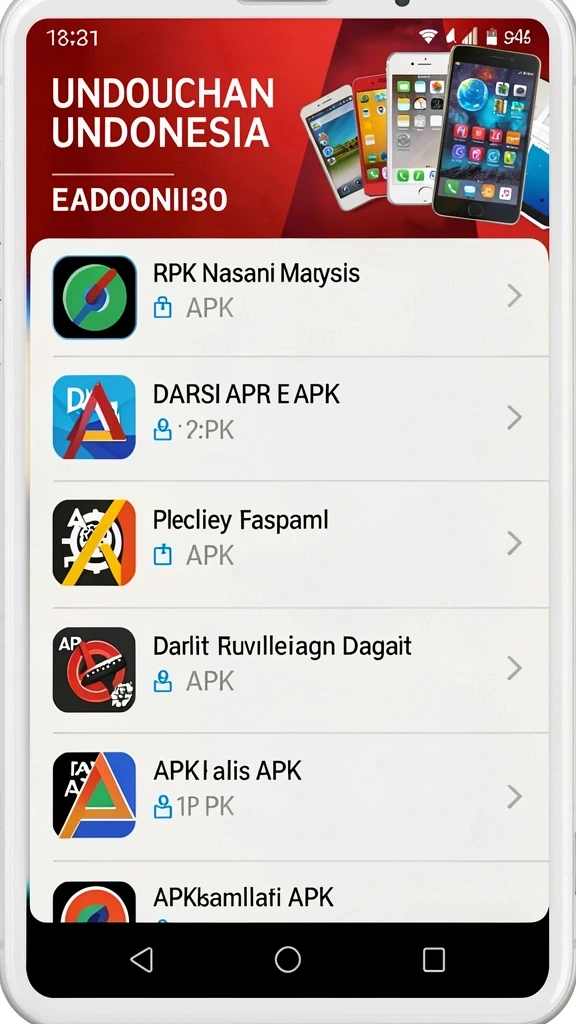 Tampilan awal aplikasi 77RP yang menarik.