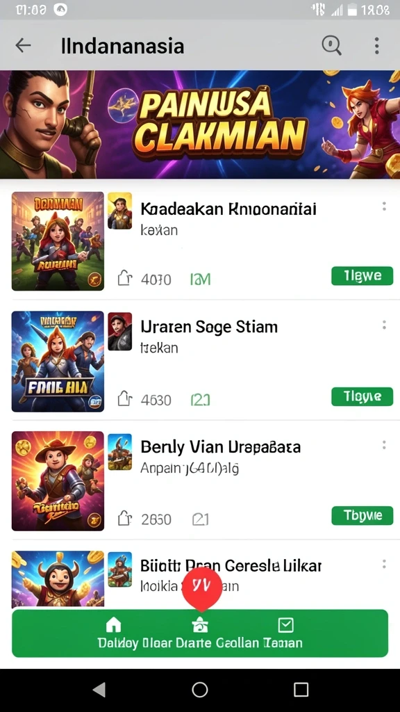 Pemandangan dunia fantasi yang memukau.