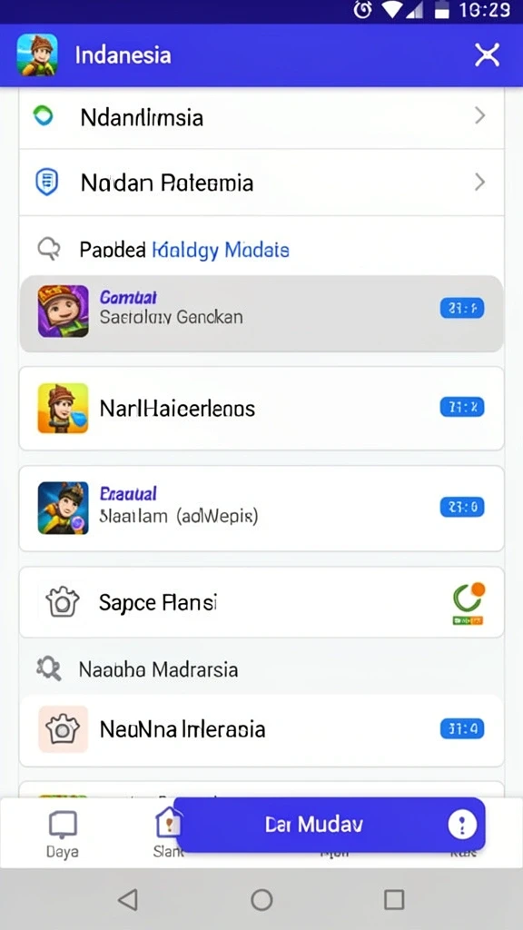 Level yang penuh dengan tantangan menarik