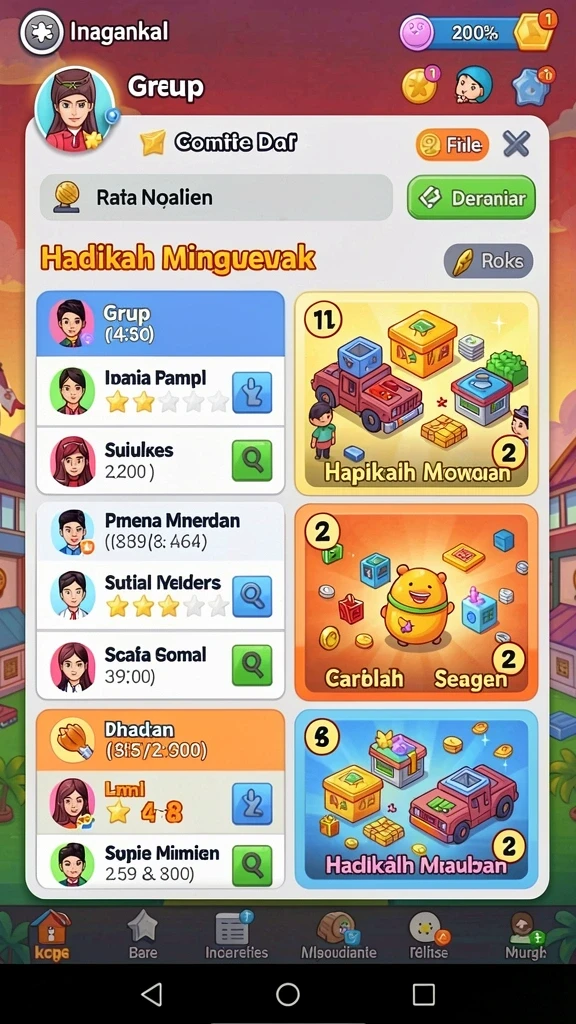 Karakter unik dan beragam untuk dimainkan.