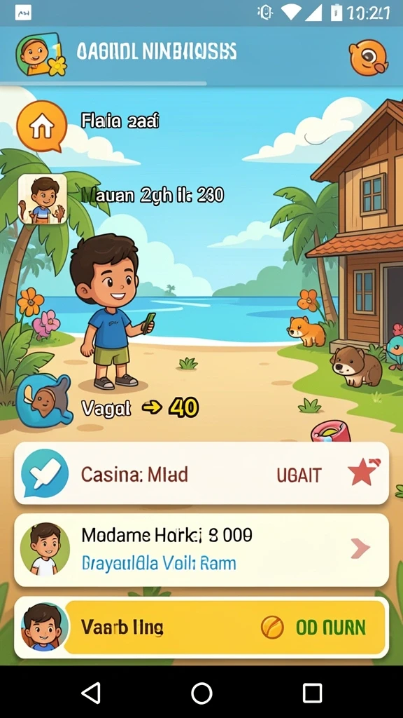 Tampilan awal aplikasi ATM138 yang menarik.