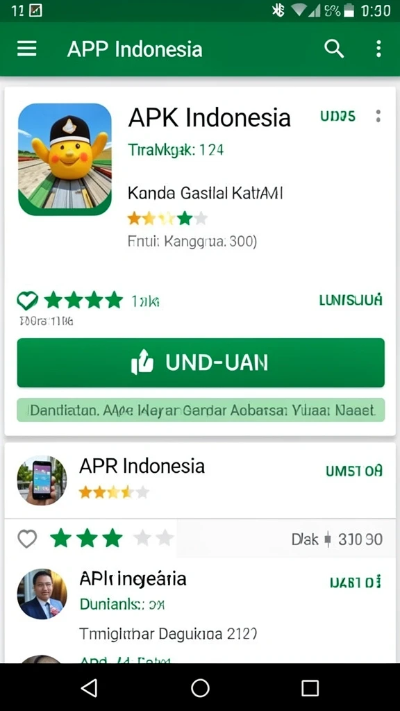 Screenshot menunjukkan tampilan awal karakter yang bisa dipilih.