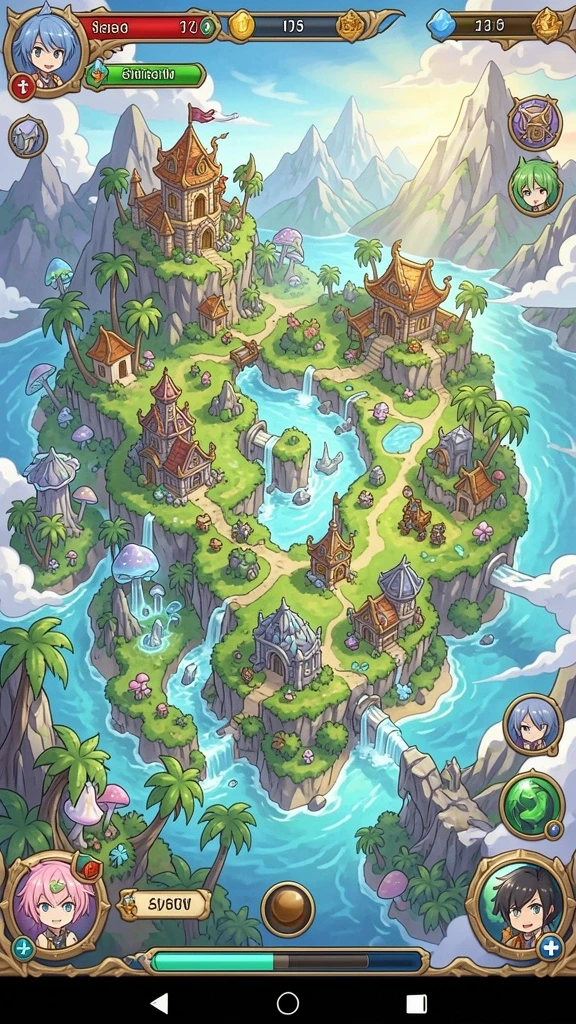 Screenshot menampilkan level baru yang menantang dan menarik.