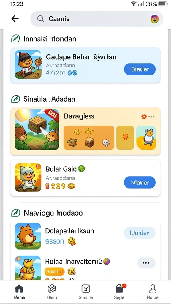 Tampilan antarmuka yang intuitif dan menarik.