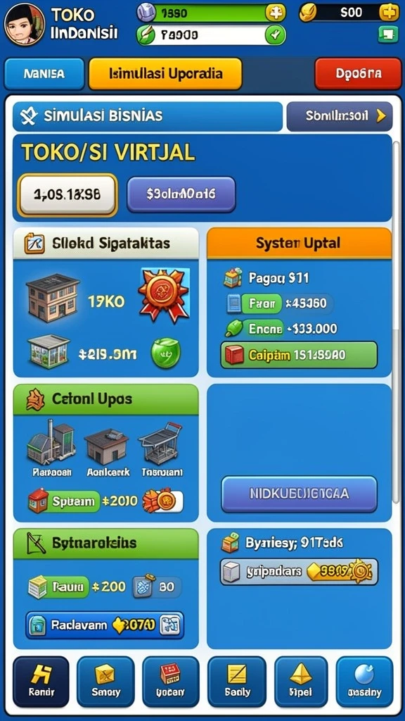 Level yang menantang dan penuh dengan rintangan.