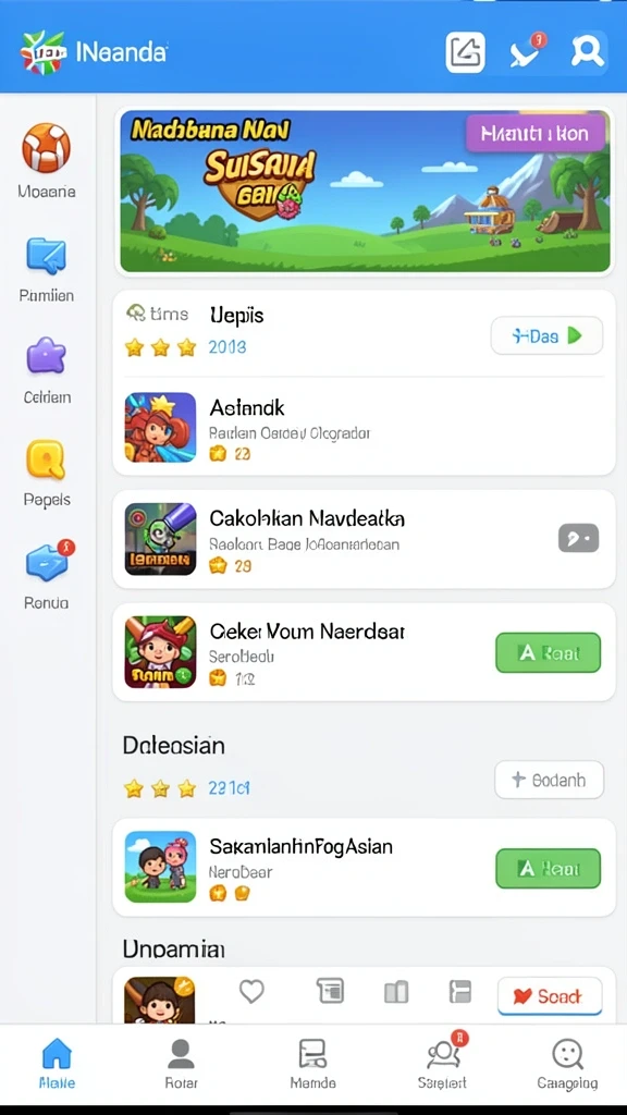 Beragam level menantang untuk dihadapi.