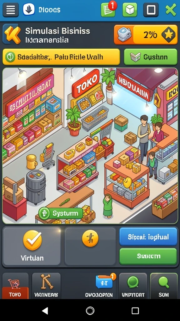 Screenshot menampilkan antarmuka pengguna yang intuitif.