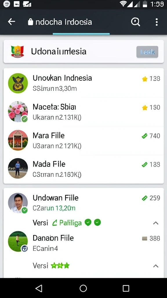 Tampilan antarmuka yang menarik dan modern.