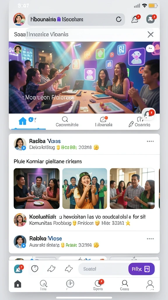 Komunitas aktif yang siap membantu pemain baru.