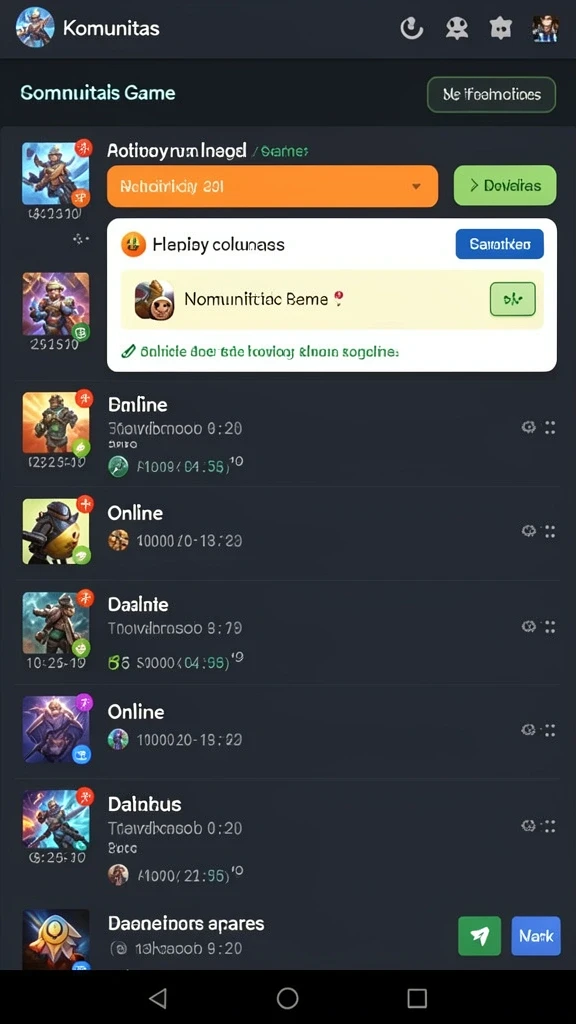 Screenshot level baru yang menantang.