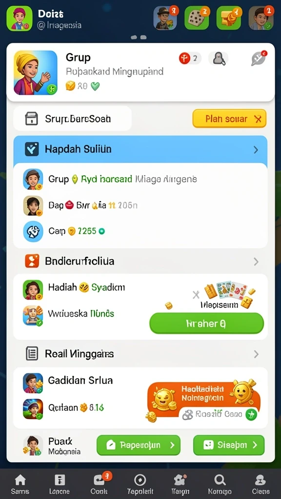 Fitur notifikasi hasil taruhan secara real-time.