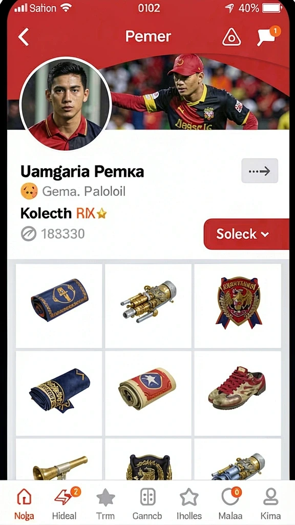 Tampilan antarmuka yang intuitif dan menarik.