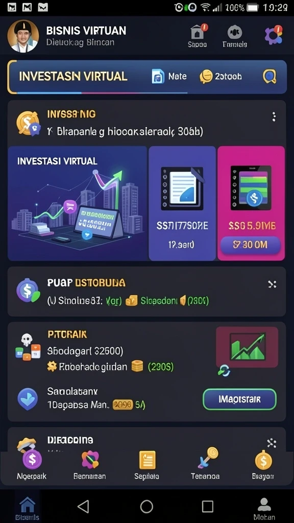 Pengaturan meja poker yang interaktif dan sosial.