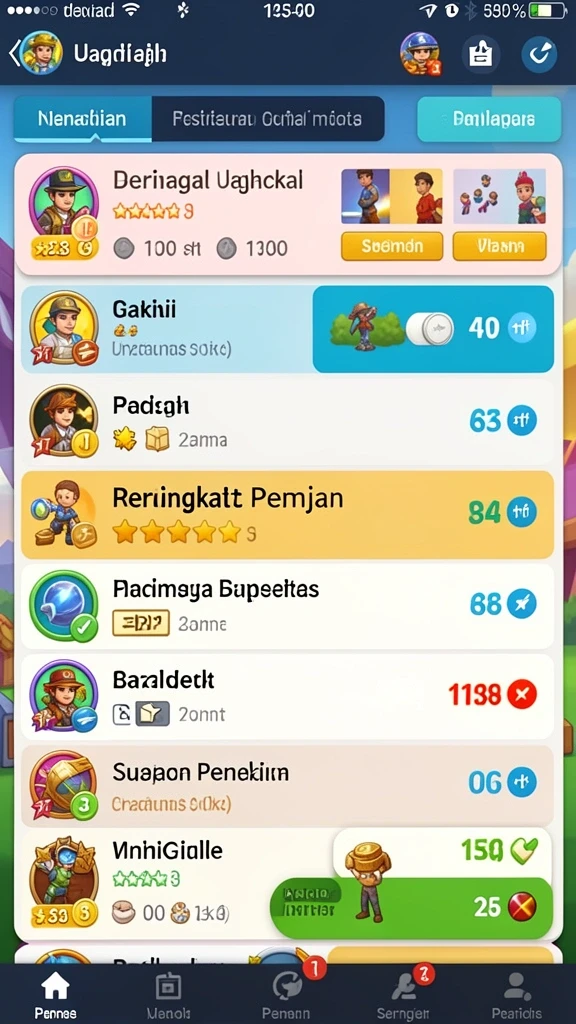 Sistem penghargaan yang menggugah semangat.