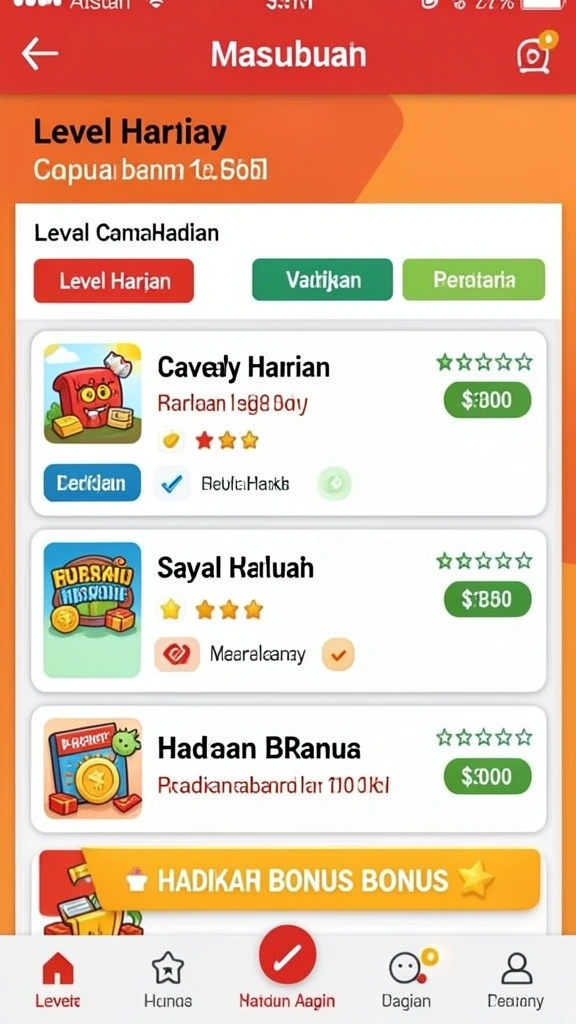 Tampilan antarmuka yang menarik dan mudah digunakan.