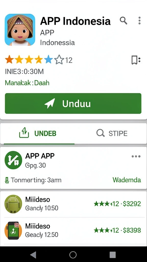 Tampilan antarmuka yang user-friendly.