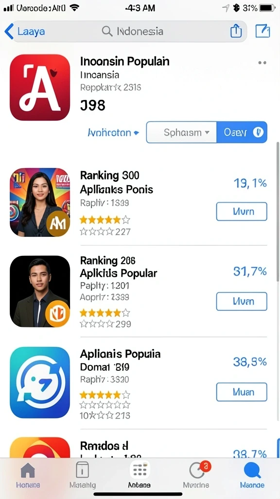 Beragam pilihan permainan yang menghibur dan menarik.
