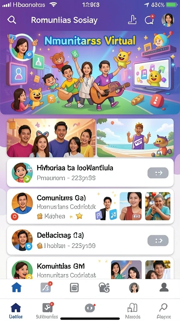 Karakter unik dengan kemampuan masing-masing.