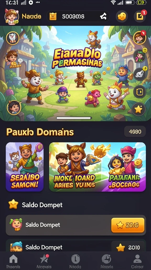 Interaksi multiplayer yang seru dan kompetitif.