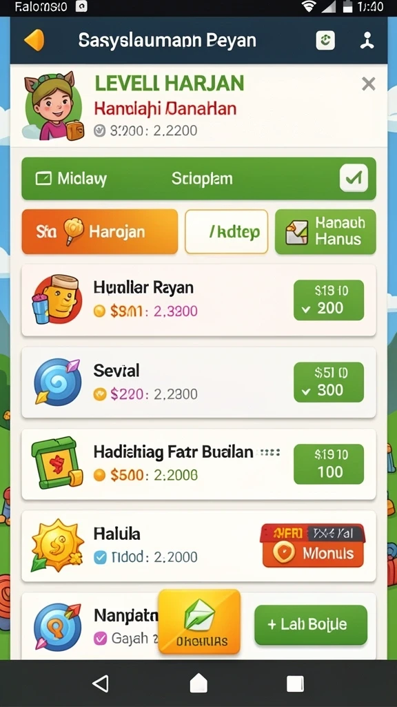 Karakter dengan kemampuan unik yang menarik.