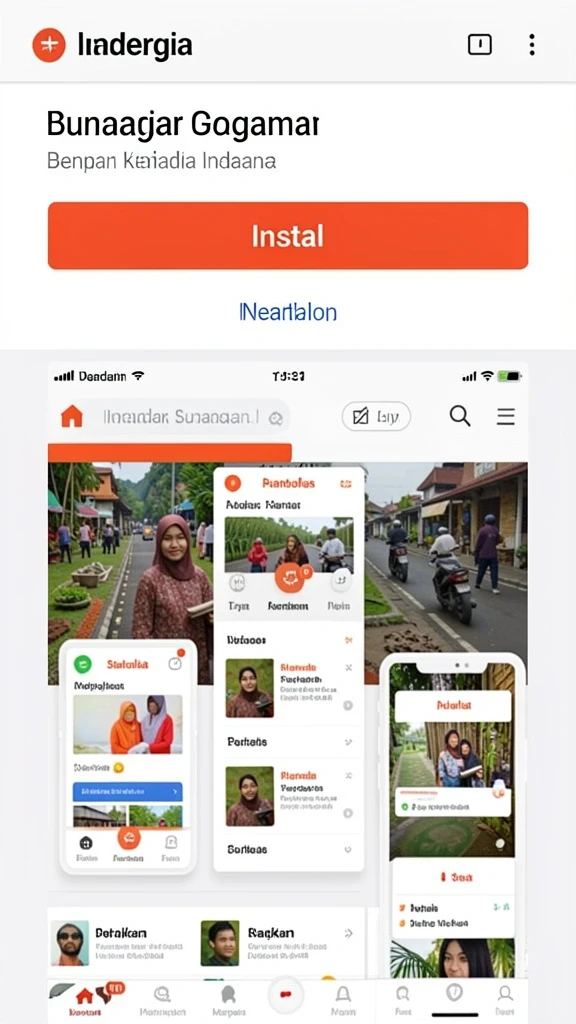 Screenshot menunjukkan grafis planet yang indah.