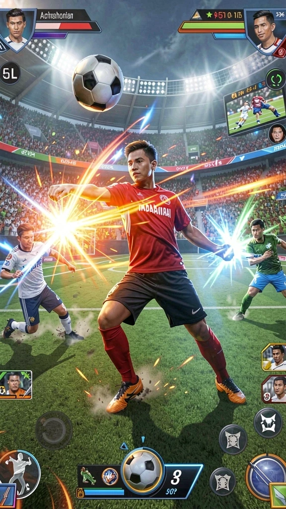 Fitur multiplayer yang mempertemukan pemain dari berbagai negara.