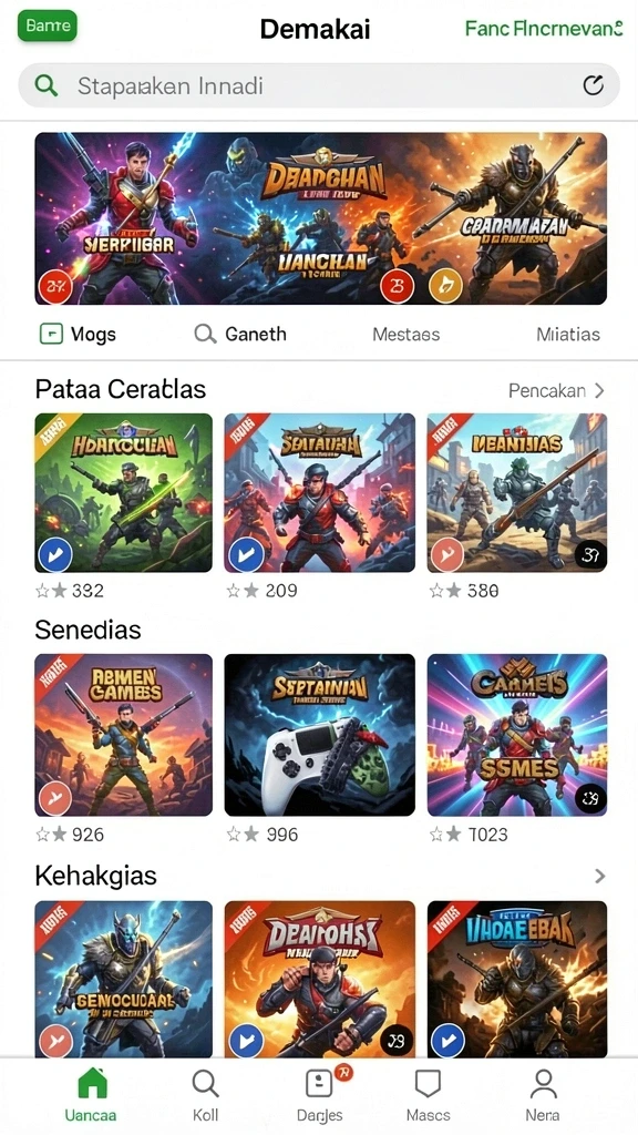 Misi yang menantang dengan berbagai level yang seru.