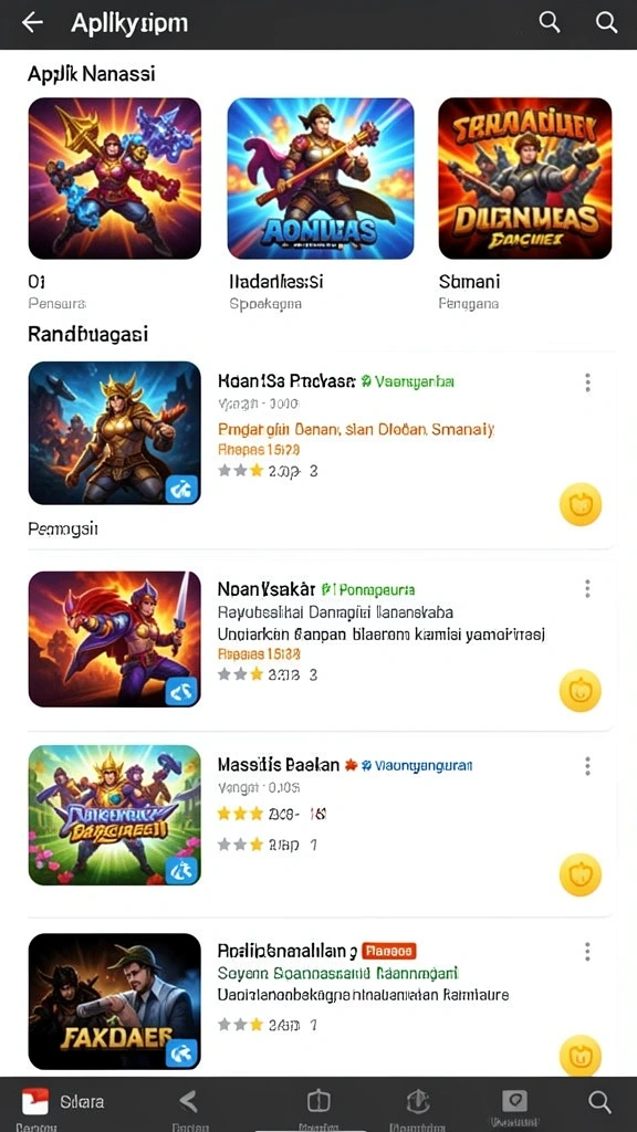 Level menantang untuk meningkatkan skill bermain Anda.