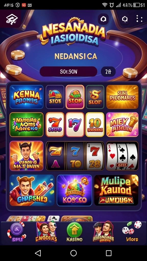 Pemandangan indah dari salah satu level yang menantang.
