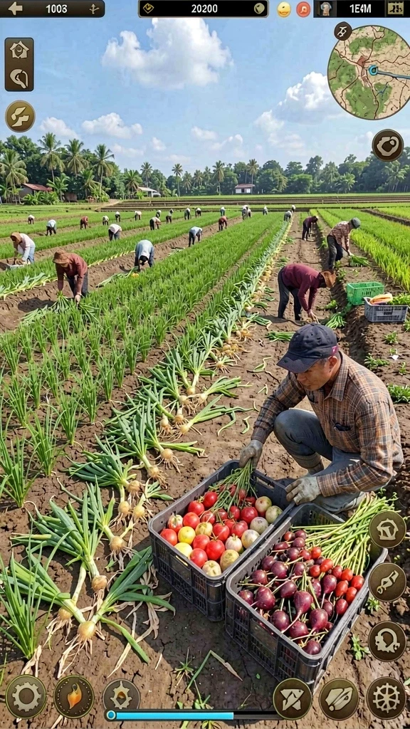 Tampilan antarmuka aplikasi yang user-friendly.