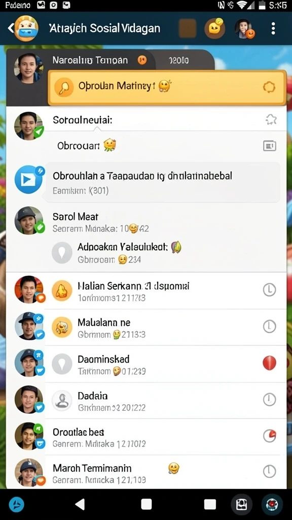 Berbagai pilihan permainan yang menarik.