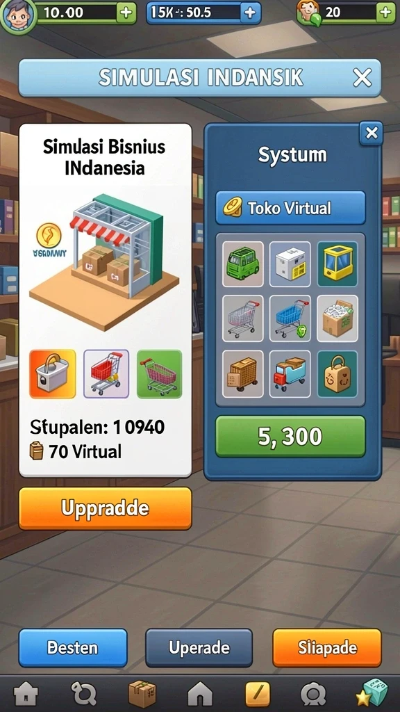 Antarmuka pengguna yang menarik dan mudah digunakan.