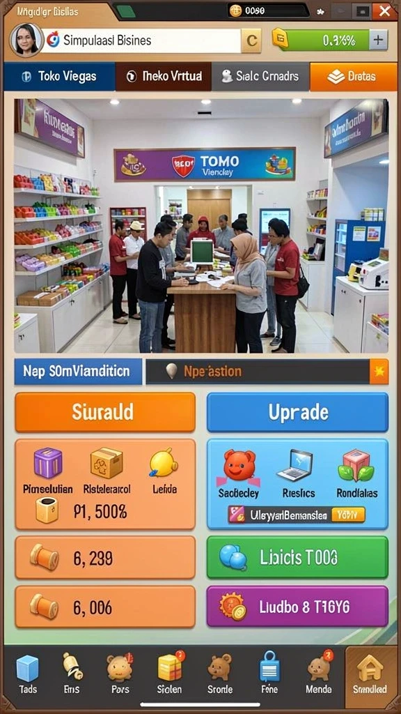 Fitur interaksi dengan pemain lain secara real-time.