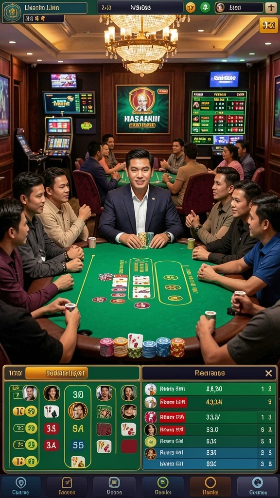 Fitur sosial untuk bermain bersama teman.